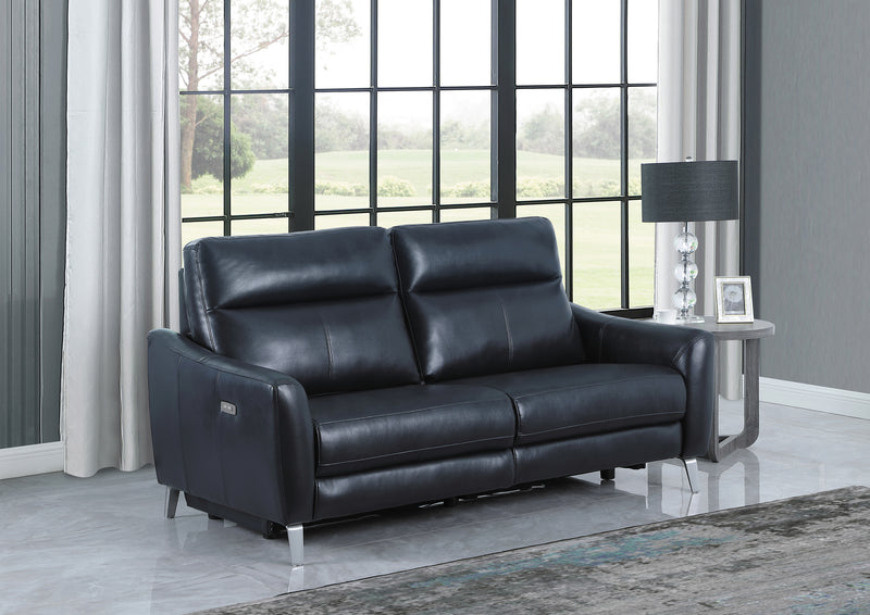 Derek Blue Upholstered 3 Pc Set