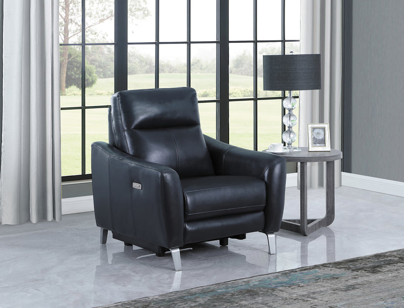 Derek Blue Upholstered 3 Pc Set