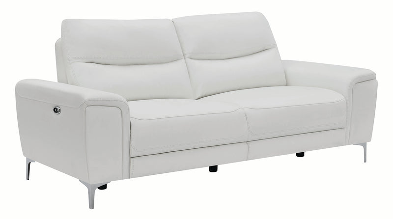 Largo Upholstered Power Recliner White