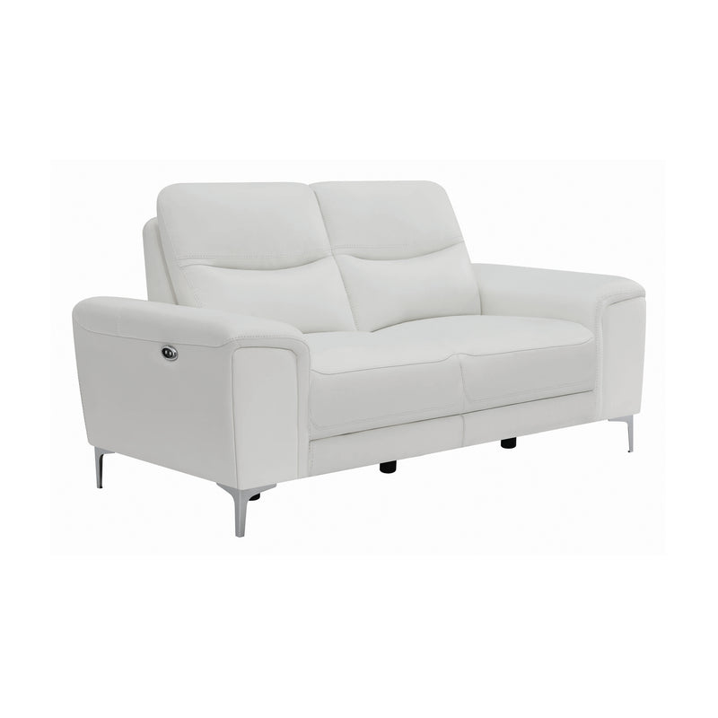 Largo Upholstered Power Recliner White