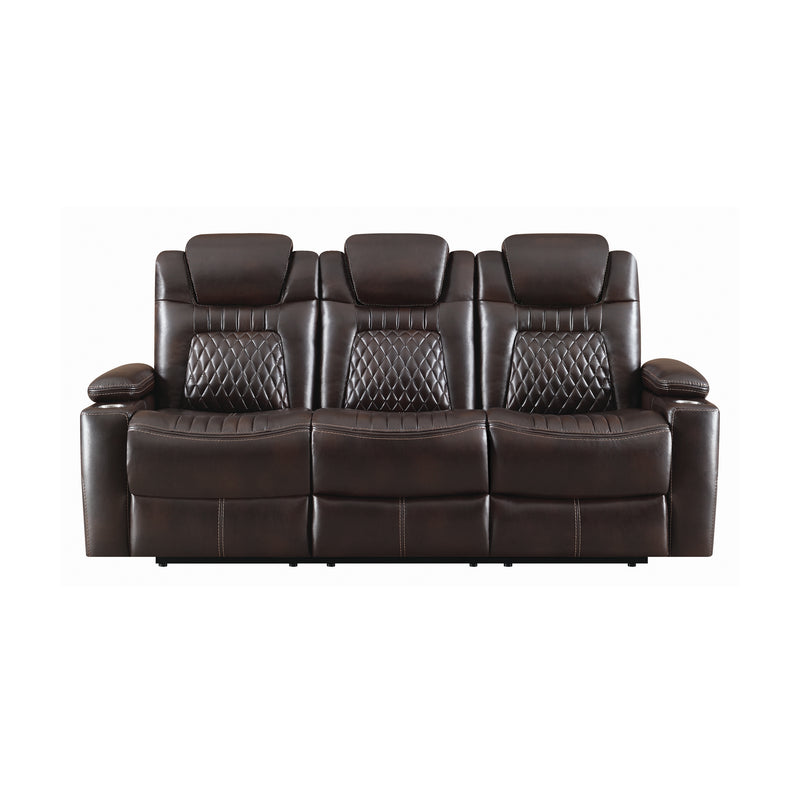 Korbach Upholstered Power^2 Sofa Espresso