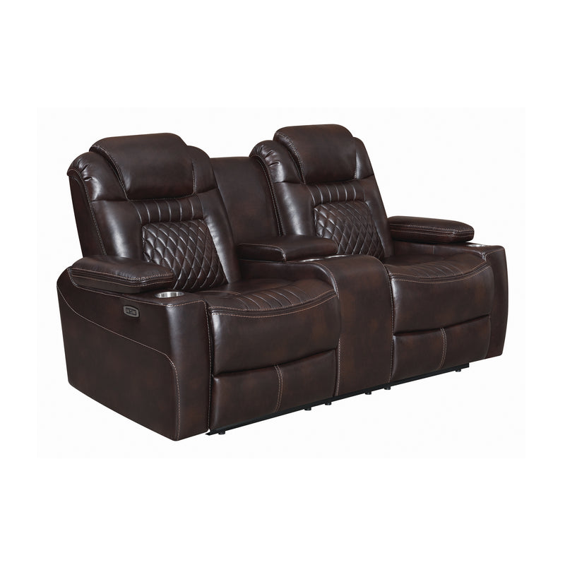 Korbach 2 piece Power^2 Living Room Set Charcoal