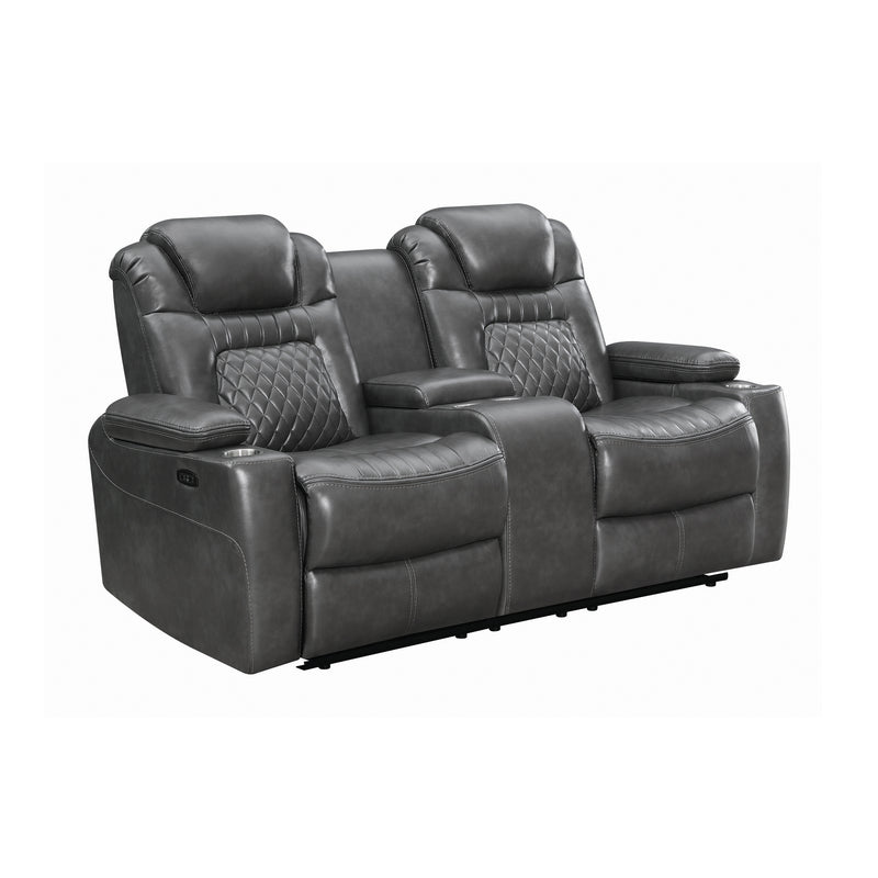 Korbach Upholstered Power^2 Sofa Espresso