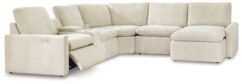 Hartsdale Linen 6-Piece Power Reclining Sectional