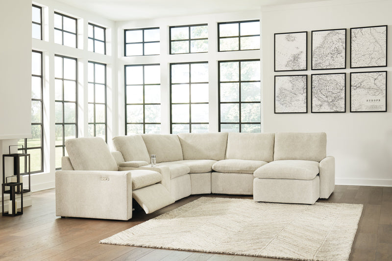 Hartsdale Linen 6-Piece Power Reclining Sectional