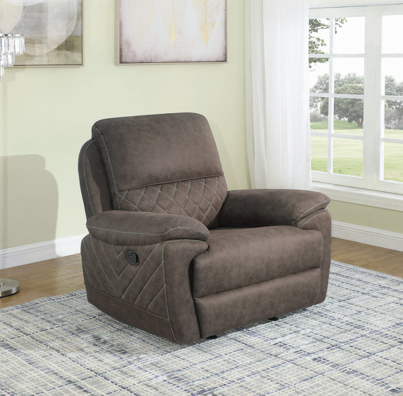 Variel Glider Recliner Blue