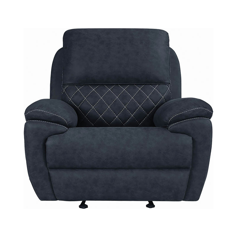 Variel Glider Recliner Blue