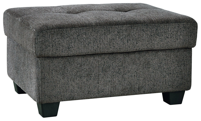 Kitler Smoke 2-Piece Sectional With Ottoman