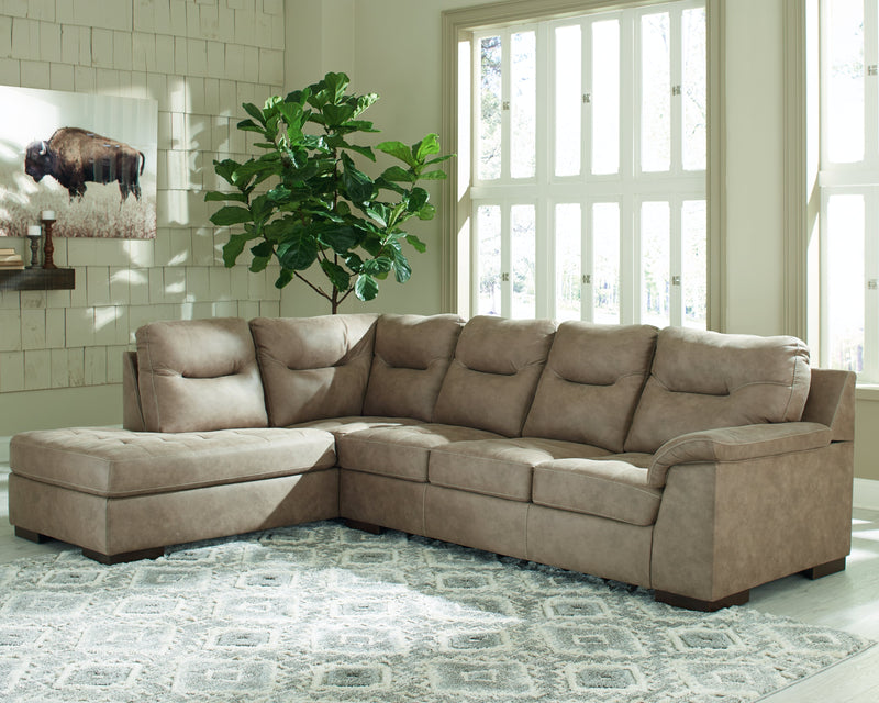 Maderla Pebble 2-Piece Sectional With Chaise