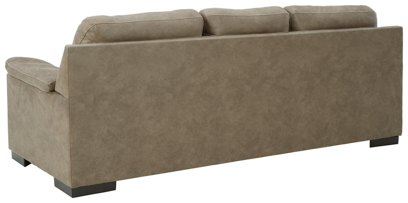 Maderla Pebble Faux Leather Sofa