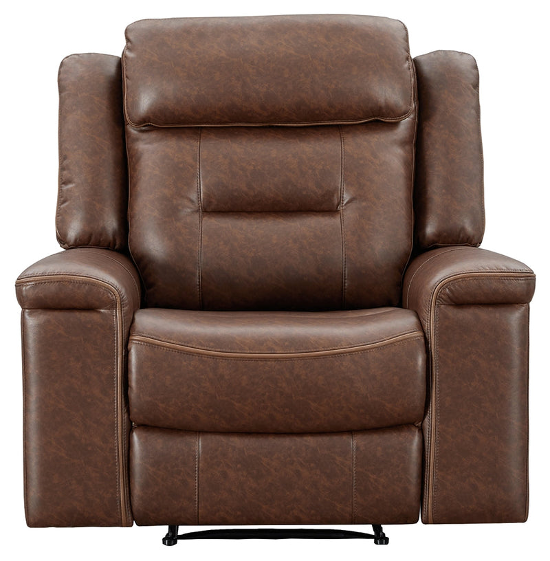 Mcadoo Caramel Microfiber Power Recliner