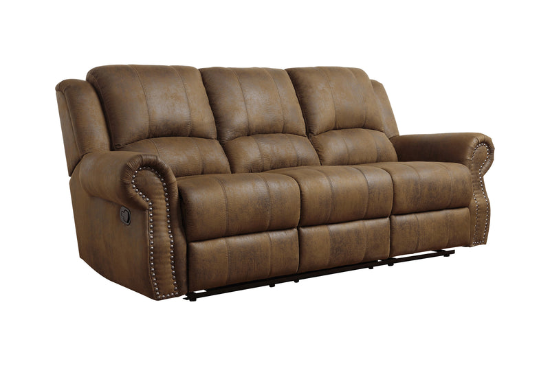 Sir Rawlinson Nailhead Trim Motion Sofa Dark Brown