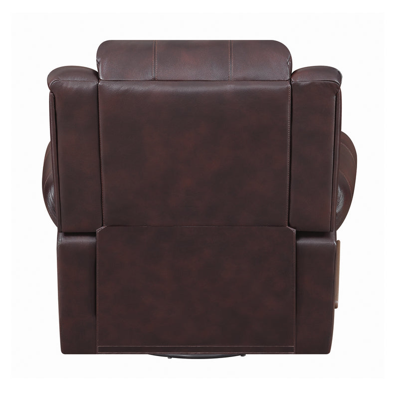 Sir Rawlinson Swivel Rocker Recliner Dark Brown