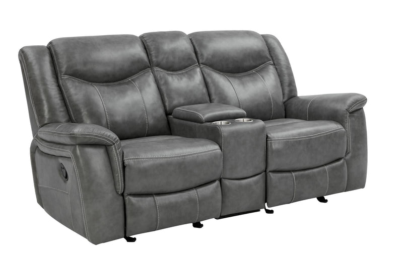 Conrad Motion Grey Upholstered 3 Pc Set