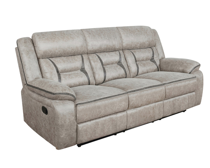 Greer Upholstered Tufted Back Motion Sofa