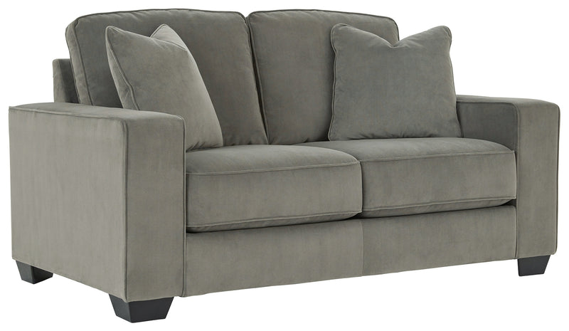 Angleton Sandstone Velvet Loveseat