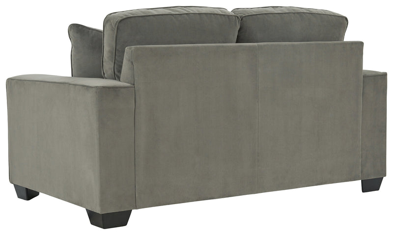 Angleton Sandstone Velvet Loveseat