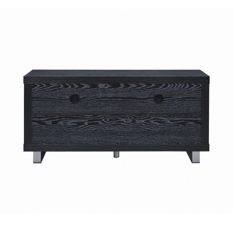 Alton 48″ 3 Drawer TV Console Black Oak