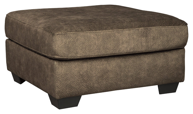 Accrington Earth Microfiber Oversized Ottoman