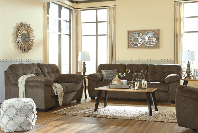 Accrington Earth Microfiber Loveseat