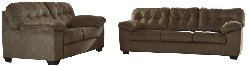 Accrington Earth Sofa And Loveseat