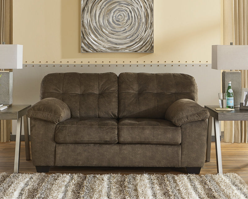 Accrington Earth Microfiber Loveseat