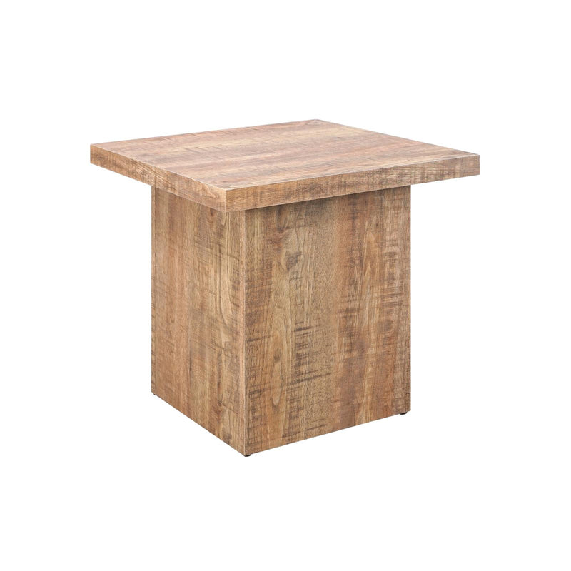 Devar Square Wood End Table Mango