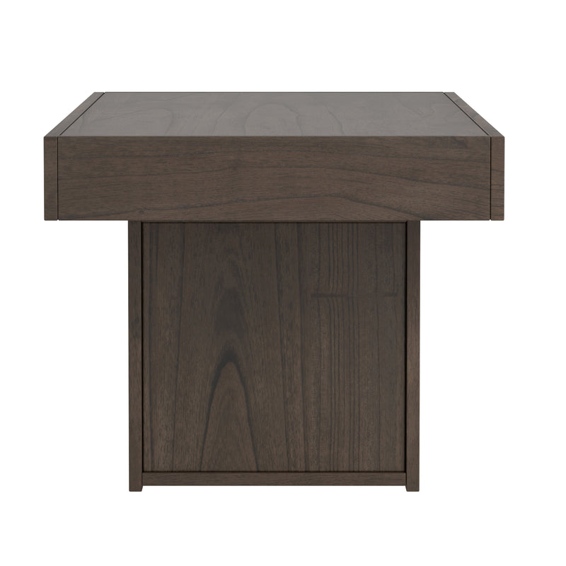 Owen Rectangle Coffee Table With Hidden Storage Wheat Brown