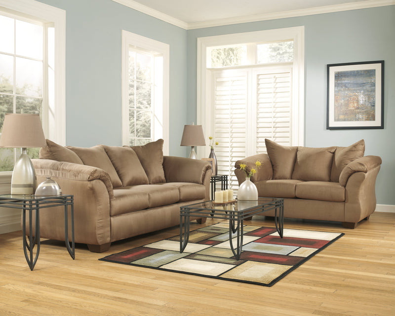 Darcy Mocha Microfiber Sofa