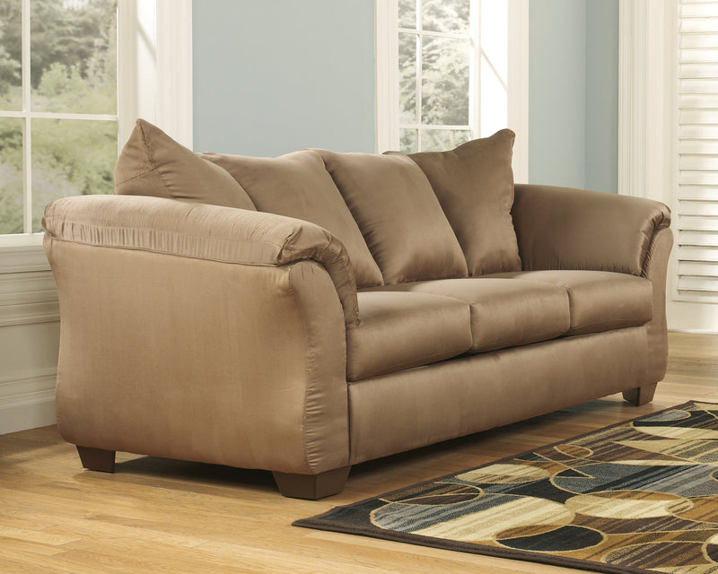 Darcy Mocha Microfiber Sofa