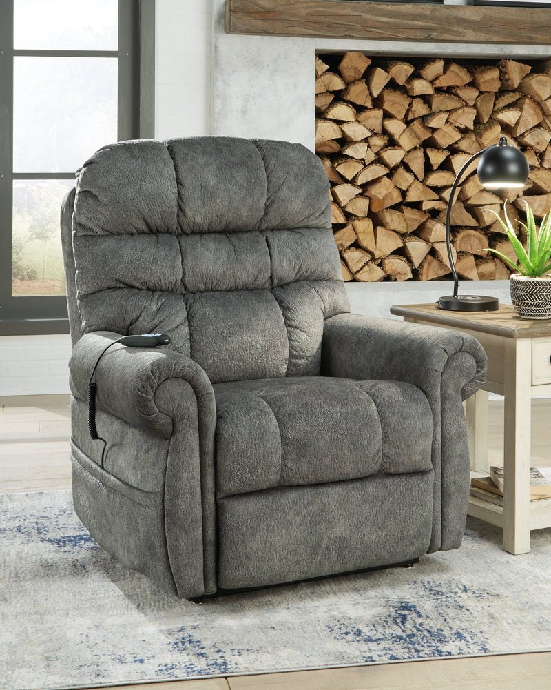 Mopton Steel Microfiber Power Lift Recliner