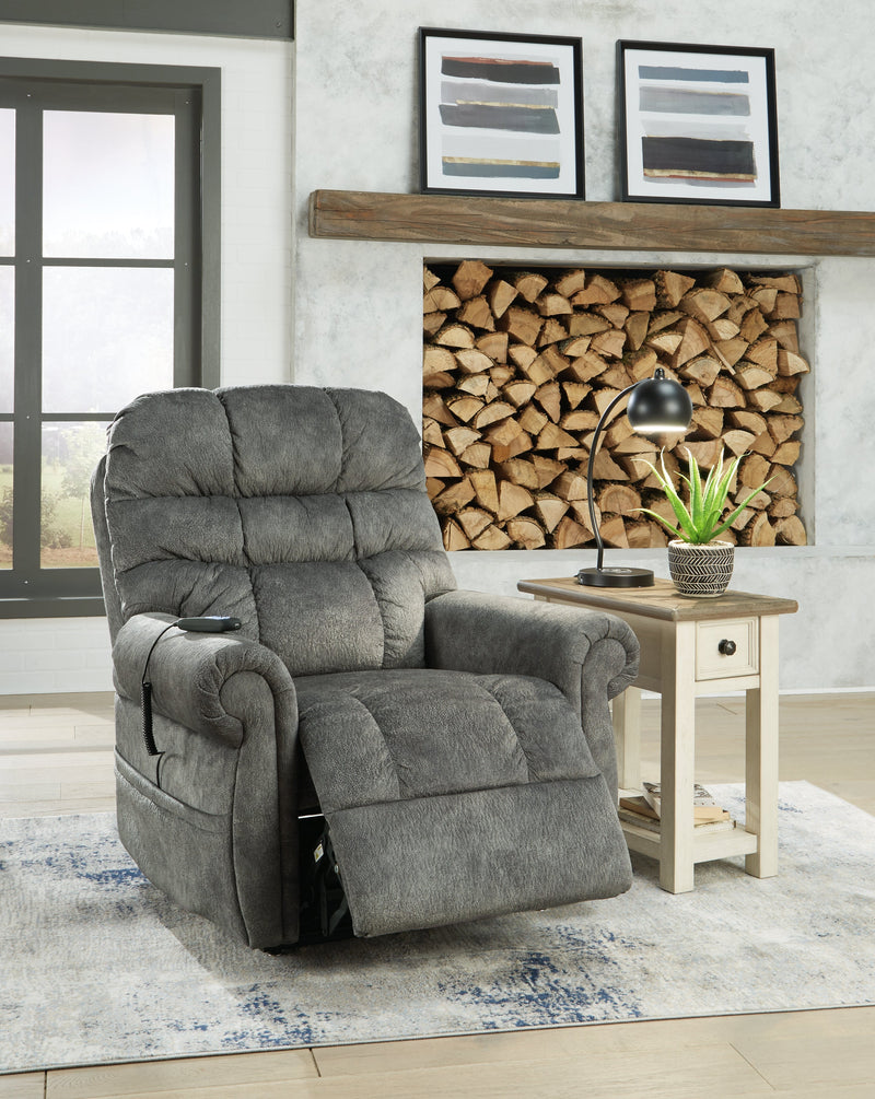 Mopton Steel Microfiber Power Lift Recliner