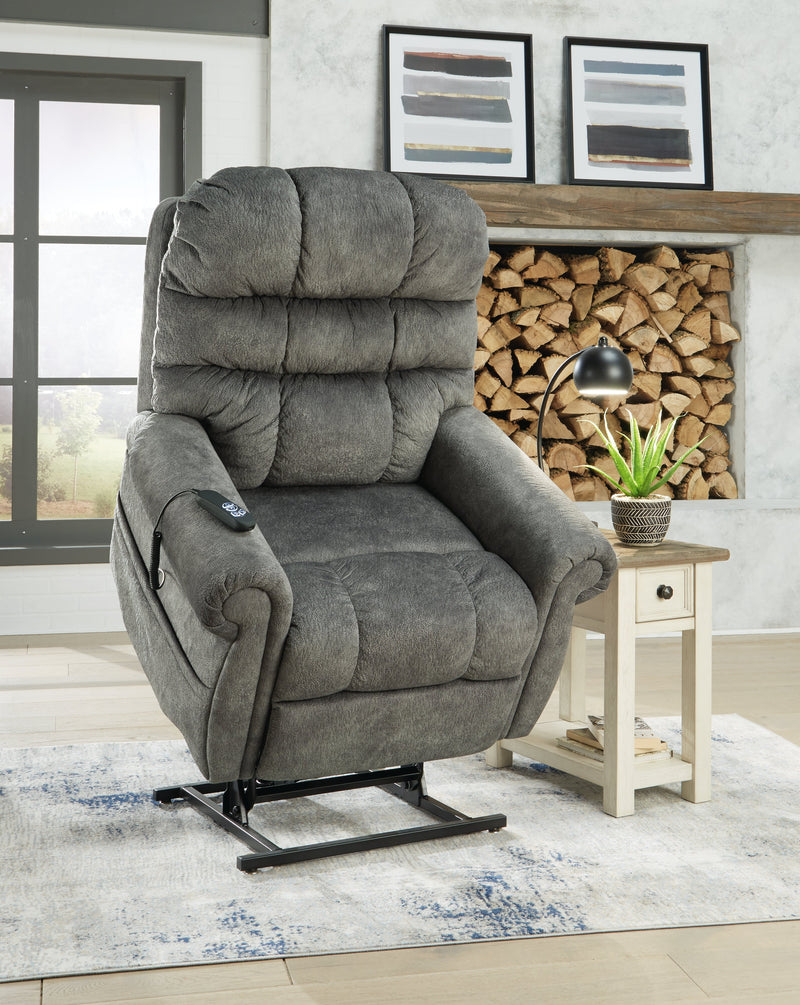 Mopton Steel Microfiber Power Lift Recliner