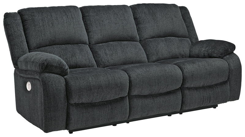 Draycoll Slate Chenille Power Reclining Sofa