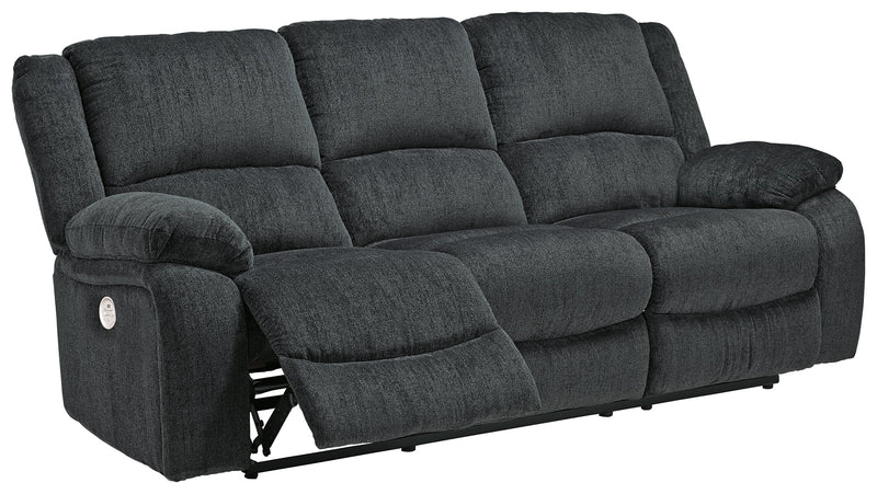 Draycoll Slate Chenille Power Reclining Sofa