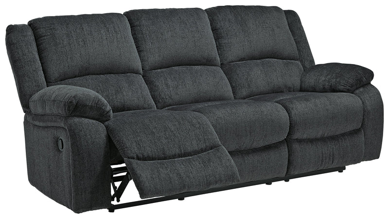 Draycoll Slate Chenille Reclining Sofa