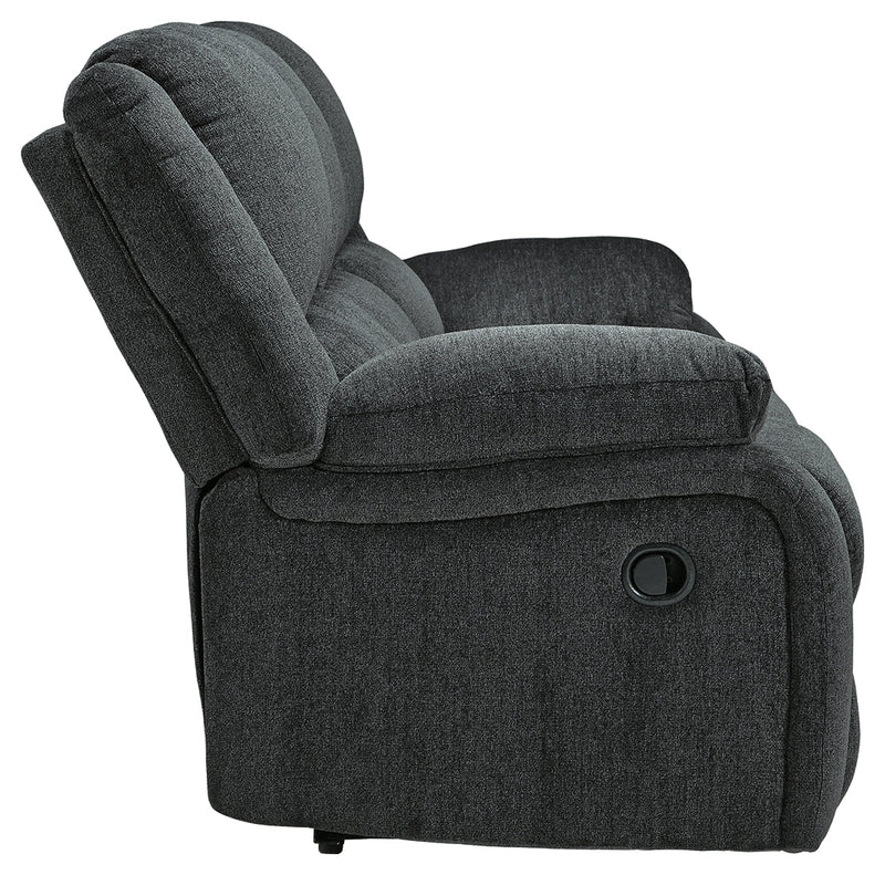 Draycoll Slate Chenille Reclining Sofa