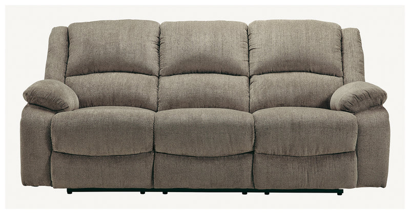 Draycoll Pewter Chenille Reclining Sofa