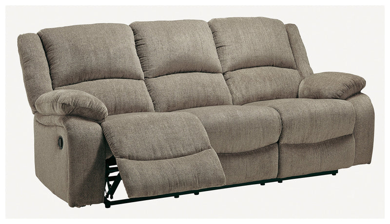 Draycoll Slate Chenille Reclining Sofa