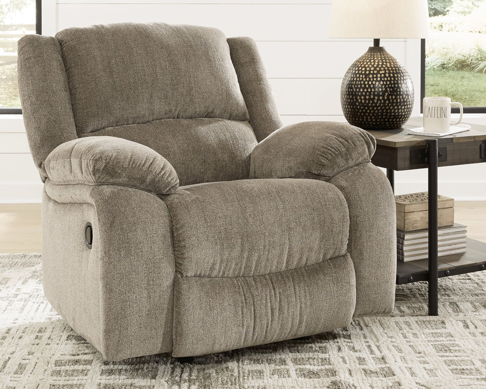 Draycoll Pewter Chenille Recliner