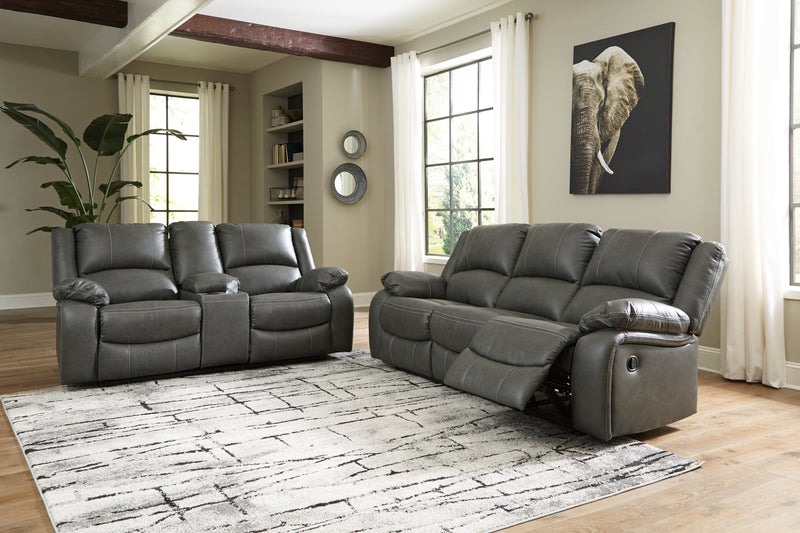 Calderwell Gray Sofa And Loveseat