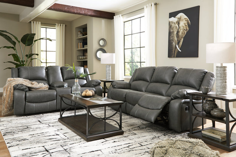 Calderwell Gray Sofa And Loveseat