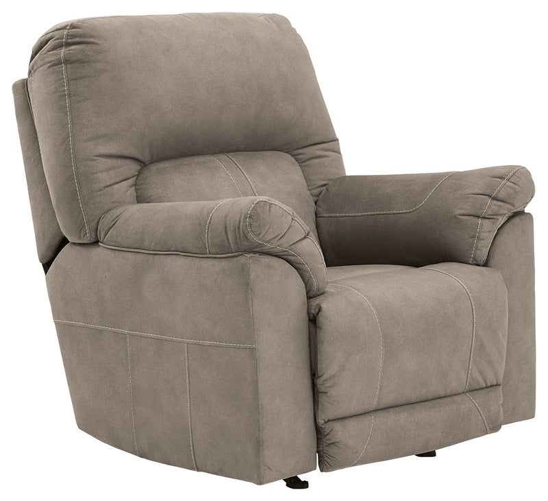 Cavalcade Slate Faux Leather Recliner