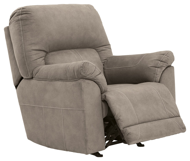 Cavalcade Slate Faux Leather Recliner