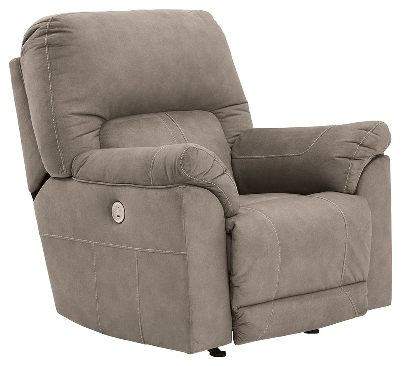 Cavalcade Slate Faux Leather Power Recliner