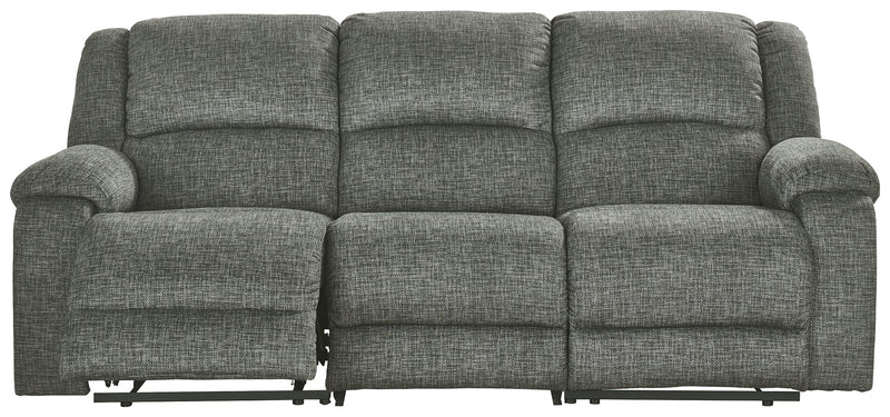 Goalie Pewter 3-Piece Reclining Sofa