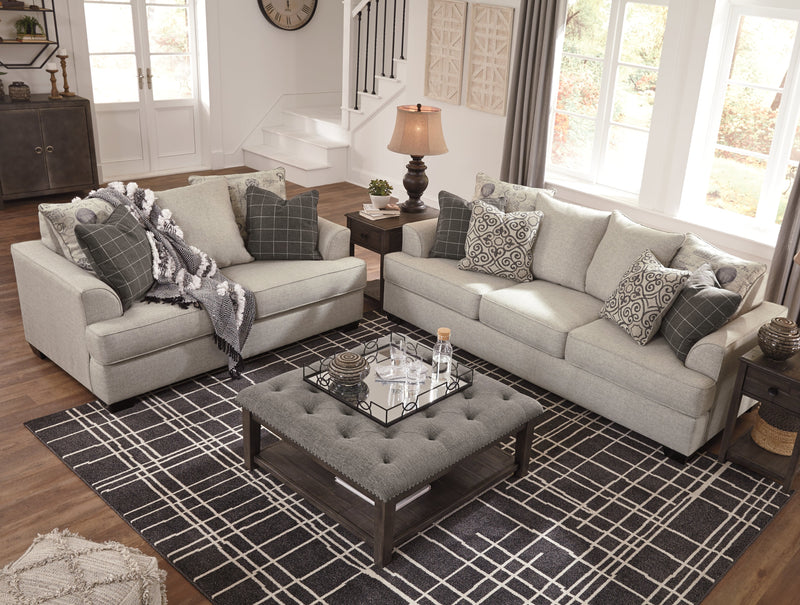 Velletri Pewter Textured Sofa