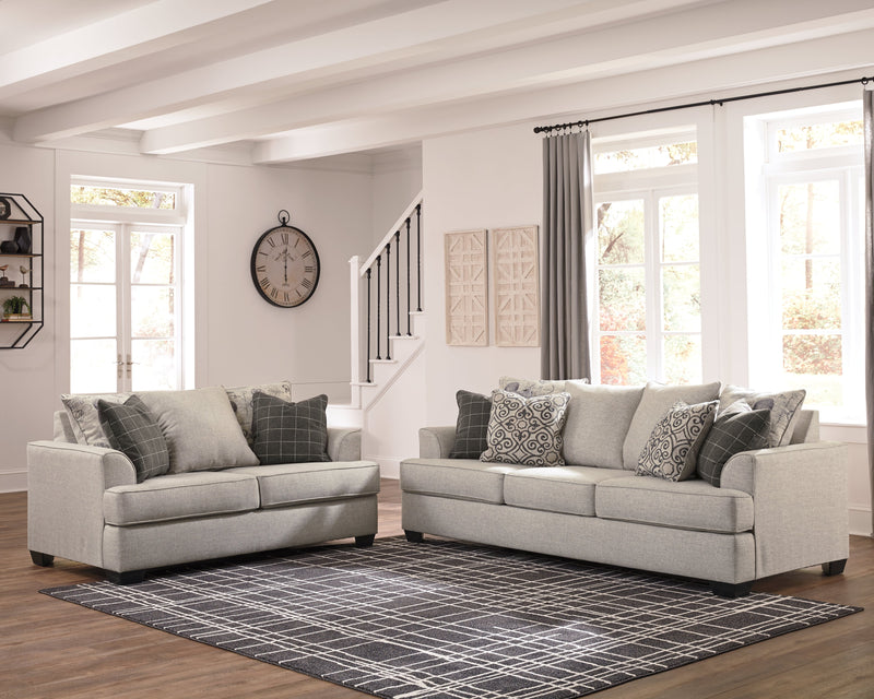 Velletri Pewter Textured Sofa