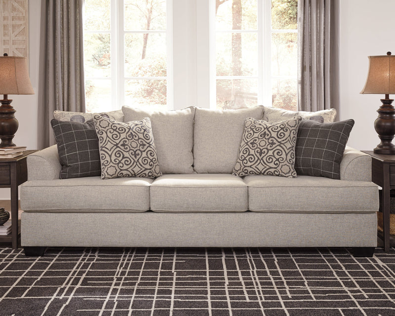 Velletri Pewter Textured Sofa