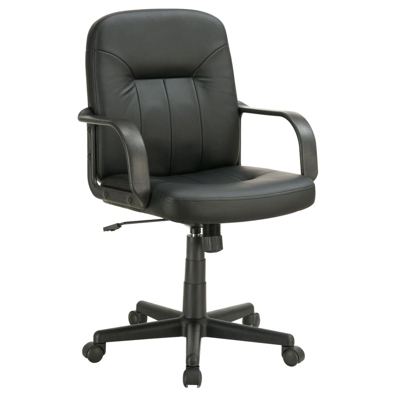 Black Upholstered Office Chair 800049